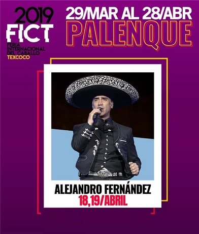 Alejandro Fernandez en el Palenque Texcoco 2019