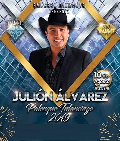 Julion Alvarez en el Palenque Tulancingo 2019